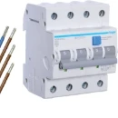 Hager Vision Systems Aardlekautomaat 4P 16A 0.03A 6kA B16 VKS14SB