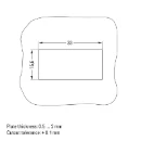 Wago Winsta apparatuuraansluiting voor insteekbare gebouwinstallatie 3P Contrasteker (female) Recht