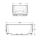 Wago VLAKBAND 5x10MM2 VOEDINGSBLOK