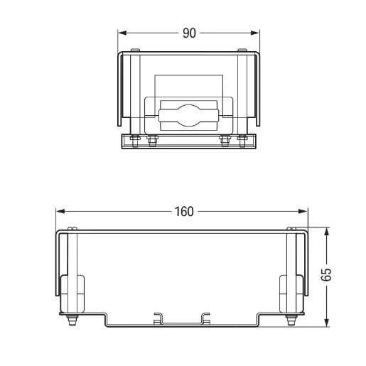 Wago VLAKBAND 5x10MM2 VOEDINGSBLOK