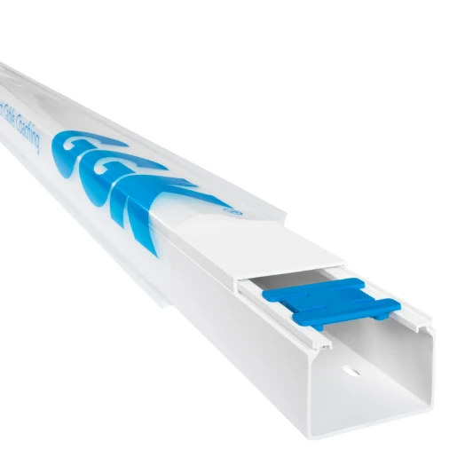 GGK LFG kabelkanaal 2000x60x40mm PVC Bodemperforatie met deksel RAL 9010 Z11030G