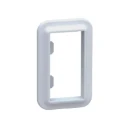 GGK UK afwerkrand wandgoot 110x62mm kunststof PVC RAL 9010 18704G