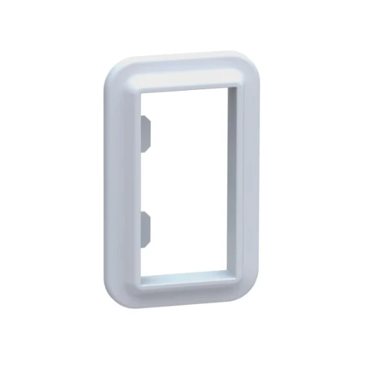 GGK UK afwerkrand wandgoot 110x62mm kunststof PVC RAL 9010 18704G