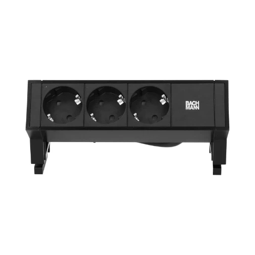 Bachmann Desk 2 3x 230V RA 0,2m GST incl. klem 10 40mm zwart