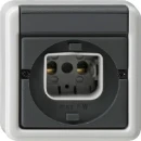 Gira SW Lichtsignaaleenheid Basiselement opbouw grijs IP44 016135