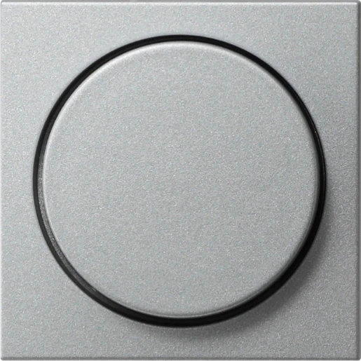 Gira System 55 Afdekking knop draaiknop aluminium 065026