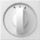 Gira System 55 Afdekking draaiknop tijdschakelaar knevelgreep wit RAL 9010 066603