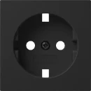 Gira System 55 afdekking wandcontactdoos ra system 55 zwart m 4920005