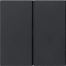 Gira System 55 s3000 bedieningselement 2-voudig Mat zwart 5362005