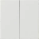 Gira System 55 s3000 bedieningselement zuiver wit 2-voudig Glanzend wit RAL 9010 536203