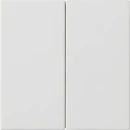 Gira System 55 s3000 bedieningselement zuiver wit 2-voudig Mat wit RAL 9010 536227