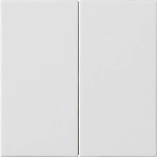 Gira System 55 s3000 bedieningselement zuiver wit 2-voudig Mat wit RAL 9010 536227