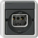 Gira SW Lichtsignaaleenheid Basiselement opbouw grijs IP44 016135