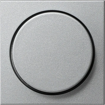 Gira System 55 Afdekking knop draaiknop aluminium 065026