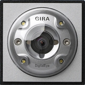Gira TX_44 Kleurencamera deurstation bussysteem kunststof Inbouw aluminium 126565