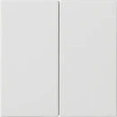Gira System 55 s3000 bedieningselement zuiver wit 2-voudig Mat wit RAL 9010 536227
