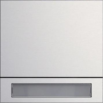 Gira System 106 Belknopmodule spreken/bellen enkelvoudig aluminium 5531926