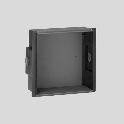 Bega inbouwdoos armatuur 305x305mm Voor gietbeton Aluminium 10492