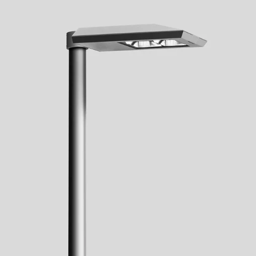 Bega LED paaltop armatuur Opzetmontage LED 7553lm 3000K 53W 340x660mm IP66 IK08 zilver 99595AK3