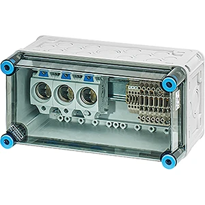 Hensel Mi Zekeringkast 3x25A DII +10x meetklemmen BM1 300x150mm