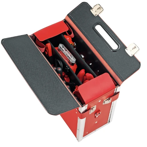 Cimco Gereedschapskoffer rood 210x460x340mm 170078