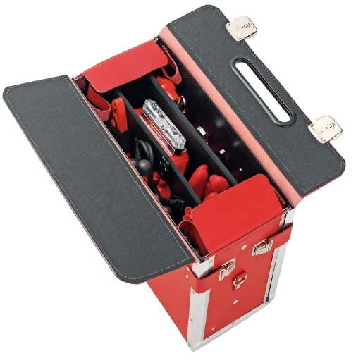 Cimco Gereedschapskoffer rood 210x460x340mm 170078