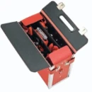 Cimco Gereedschapskoffer rood 210x460x340mm 170078