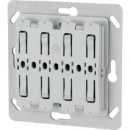 Eaton xComfort Pulsdrukker 55x55mm zonder LED 4-kanalen grijs RAL 7035 126031