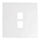 Hirschmann Apac W onderdeel/ centraalplaat Modular-Jack volle afdekplaat wit 695020802