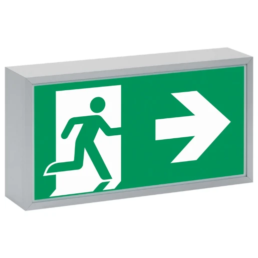 Eaton Blessing 71000 Noodverlichtingsarmatuur Vluchtwegindicatie Wandopbouw aluminium IP40 40071351280