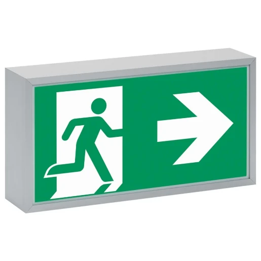 Eaton Blessing 71000 Noodverlichtingsarmatuur Vluchtwegindicatie Wandopbouw aluminium IP40 40071351280