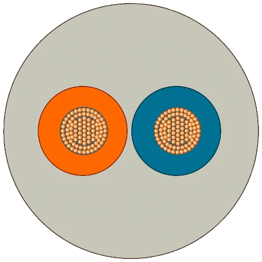 Siemens aansluitleiding Geen 2x0,75mm²