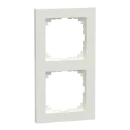 Merten System-M Afdekraam PW 2-voudig Horizontaal en verticaal RAL 9010 IP20 MEG4020-3619