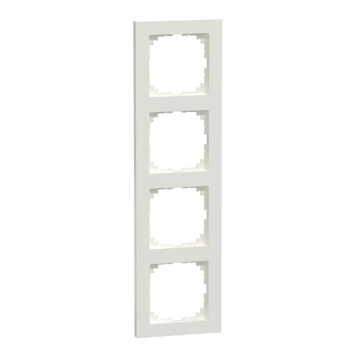 Merten System-M Afdekraam PW 4-voudig Horizontaal en verticaal Wit RAL 9010 IP20 MEG4040-3619