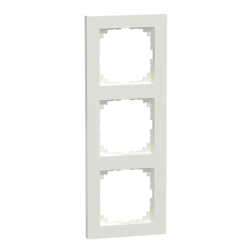 Merten System-M Afdekraam PW 3-voudig Horizontaal en verticaal RAL 9010 IP20 MEG4030-3619