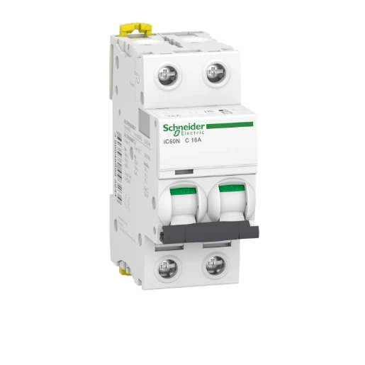 Schneider Electric Acti9 Installatieautomaat C16 C karakteristiek 16A 2P 2TE A9F79216