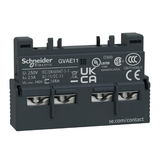 Schneider Electric Hulpcontact 1s+1o voorzijde