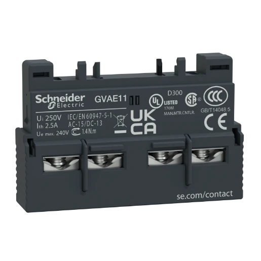 Schneider Electric Hulpcontact 1s+1o voorzijde