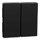 Merten Ocean plastic systeem M tweedelige wip zwart RAL 9005 MEG3400-0403