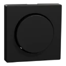 Merten Draaiknop gerecycled systeem M centraalplaat zwart RAL 9005 MEG5250-0403