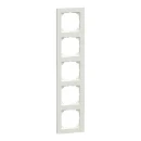 Merten System-M Afdekraam PW 5-voudig Horizontaal en verticaal RAL 9010 IP20 MEG4050-3619