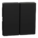 Merten Ocean plastic systeem M tweedelige wip zwart RAL 9005 MEG3400-0403