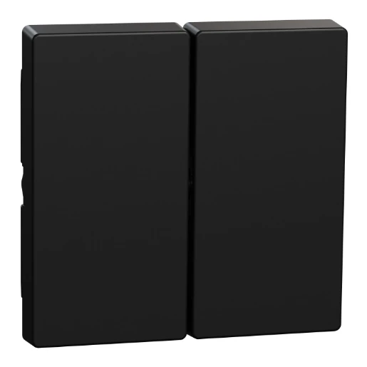 Merten Ocean plastic systeem M tweedelige wip zwart RAL 9005 MEG3400-0403