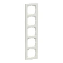 Merten System-M Afdekraam PW 5-voudig Horizontaal en verticaal RAL 9010 IP20 MEG4050-3619