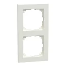 Merten System-M Afdekraam PW 2-voudig Horizontaal en verticaal RAL 9010 IP20 MEG4020-3619