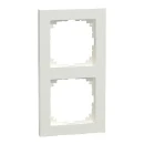 Merten System-M Afdekraam PW 2-voudig Horizontaal en verticaal RAL 9010 IP20 MEG4020-3619