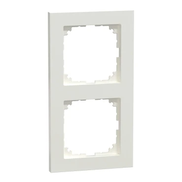 Merten System-M Afdekraam PW 2-voudig Horizontaal en verticaal RAL 9010 IP20 MEG4020-3619