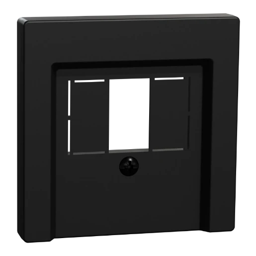 Merten Centraalplaat voor Audio/USB gerecycled Systeem M TAE Centraalplaat Zonder label zwart MEG4250-0403