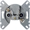 Merten Systeem M basiselement antenne contactdoos inbouw 2v TV einddoos 4.5dB MTN466099