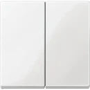 Merten Systeem M bedieningselement serie aan / uit tweedelige wip wit RAL 9010 MTN432519